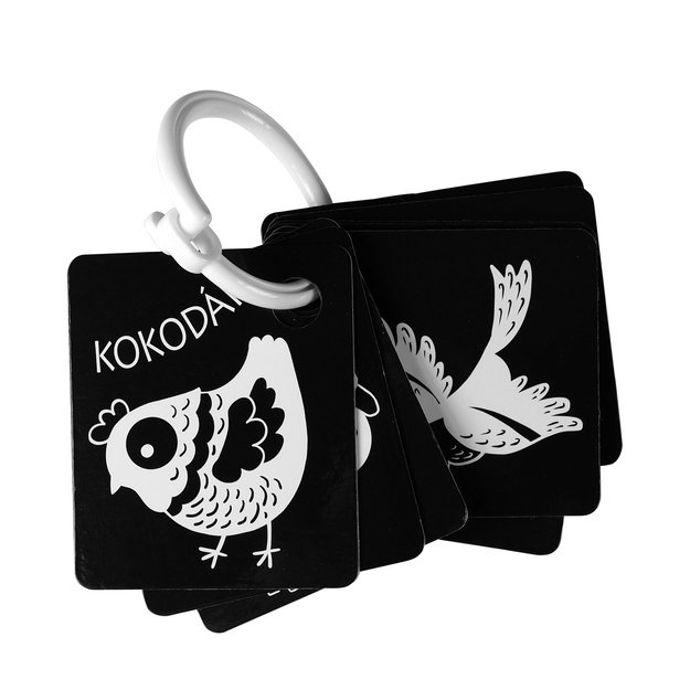 Contrast cards, black and white 3
