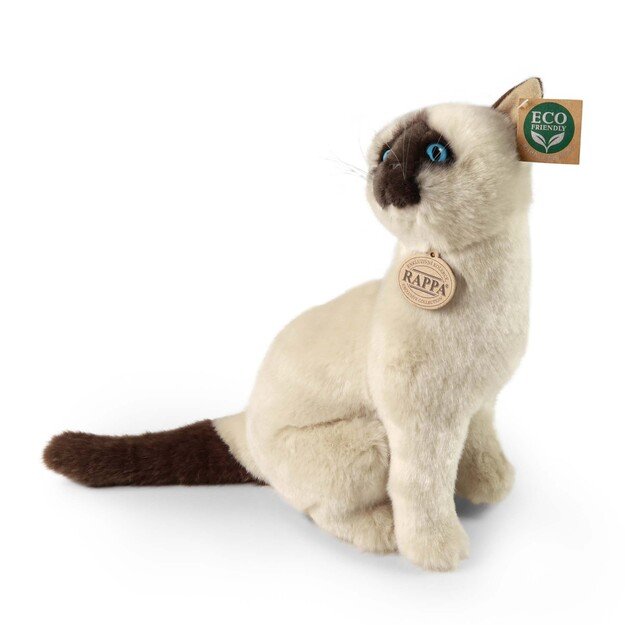 Plush Siamese cat 30 cm ECO-FRIENDLY 4