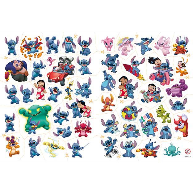 Lilo ir Stitch tatuiruočių spalvinimo knygelė 3