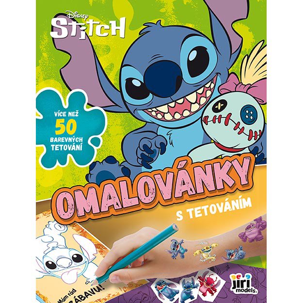 Lilo ir Stitch tatuiruočių spalvinimo knygelė 1