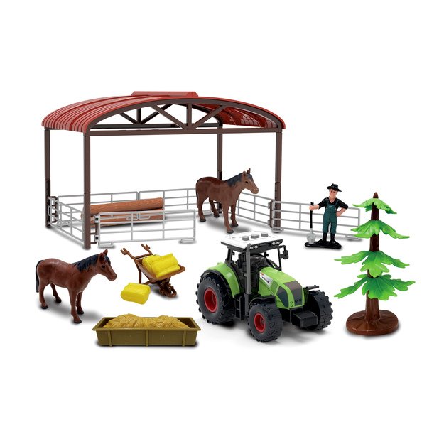 Tractor with horse pen and accessories 4