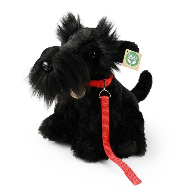 Plush Schnauzer w. leash 30 cm ECO-F. 1