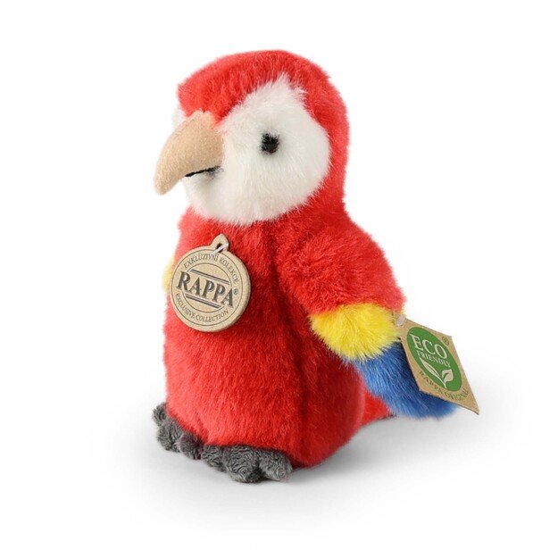 Plush red Macaw 16 cm ECO-FRIENDLY 1