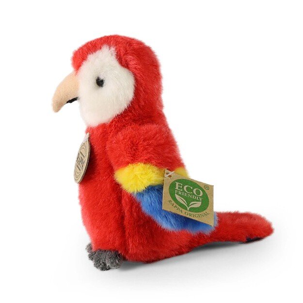 Plush red Macaw 16 cm ECO-FRIENDLY 3
