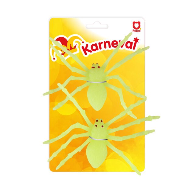 Šviečiantys tamsoje vorų formos papuošimai, 2 vnt. 2