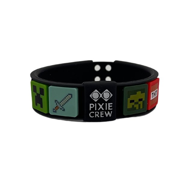 PIXIE CREW & MINECRAFT apyrankė juoda 4
