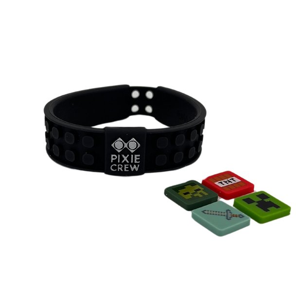 PIXIE CREW & MINECRAFT apyrankė juoda 5