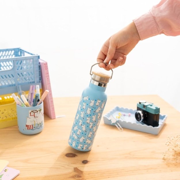 „Moomins“ - nerūdijančio plieno termo butelis su rankena, 500 ml 7