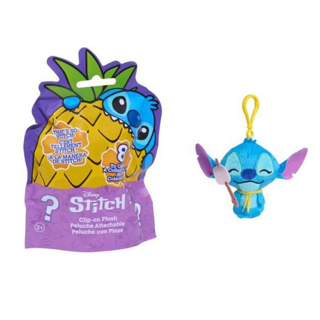 Stitch Clip-On aklųjų maišelis pliušinis 1
