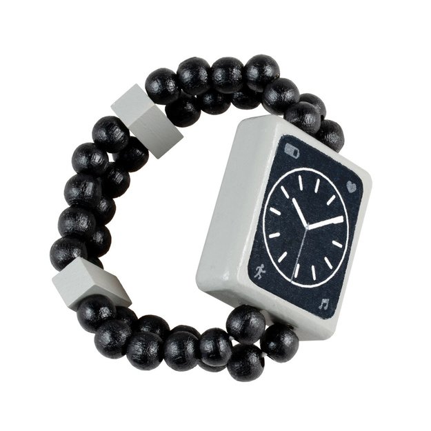 Medinis laikrodis, dvipusis, juodas 1