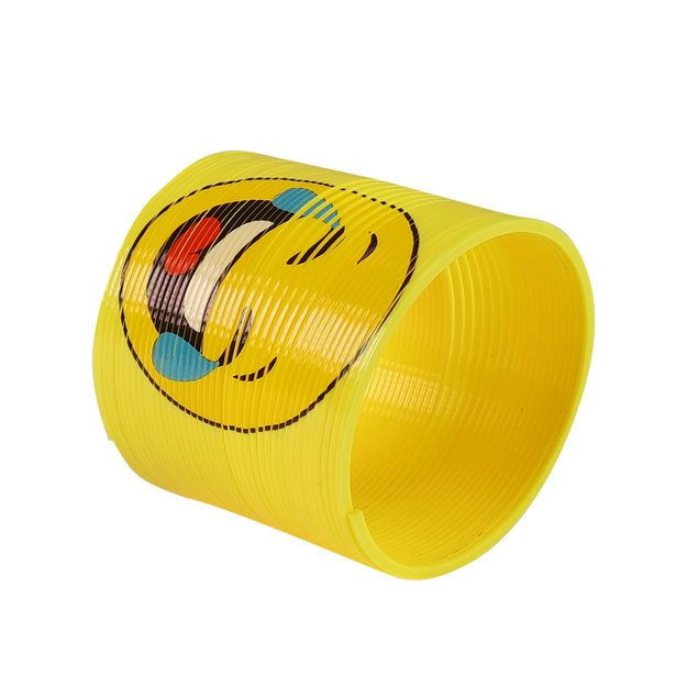 Magiška spyruoklė / spiralė geltona su šypsena 4