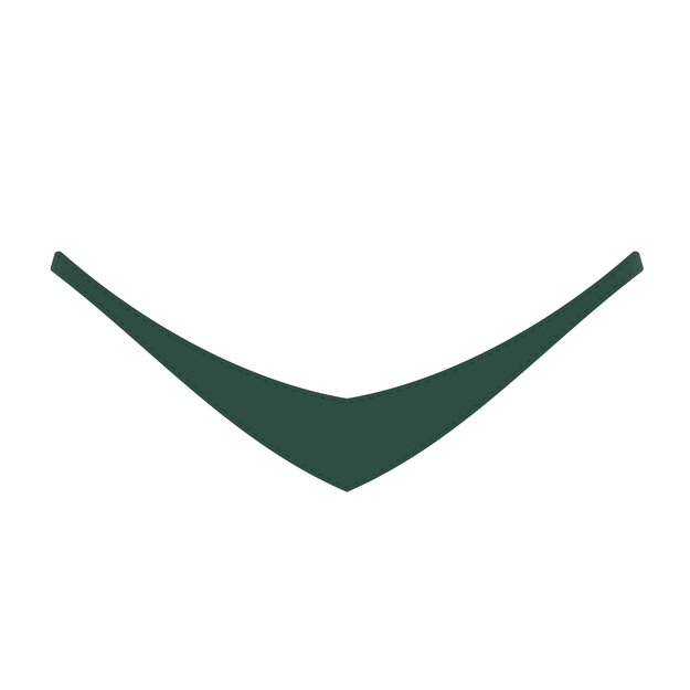 Pliušinis šalikas - tamsiai žalias 1