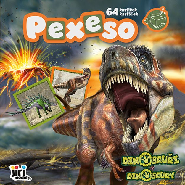 Memory game in the Dinosaurs workbook