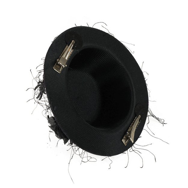 Mini violetinė kepurė su voratinkliu suaugusiems 3