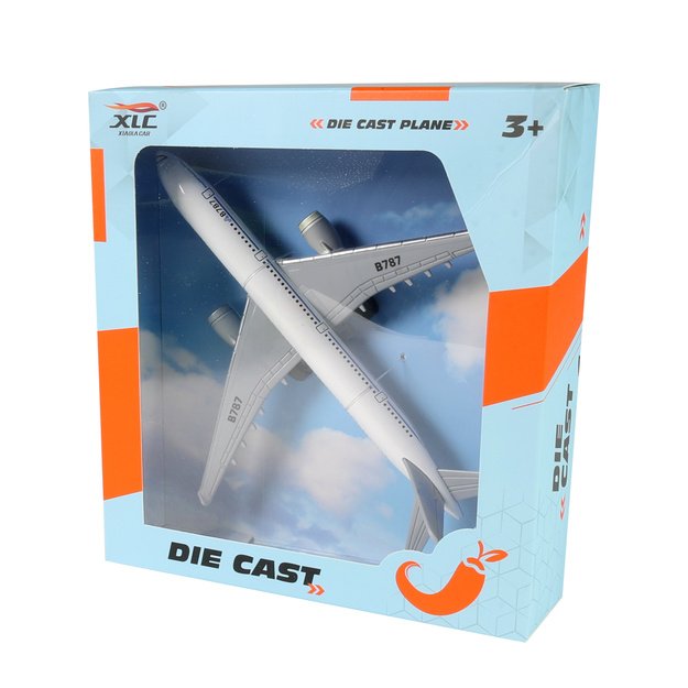 Transportinis lėktuvėlis metalas/plastikas 19 cm 2