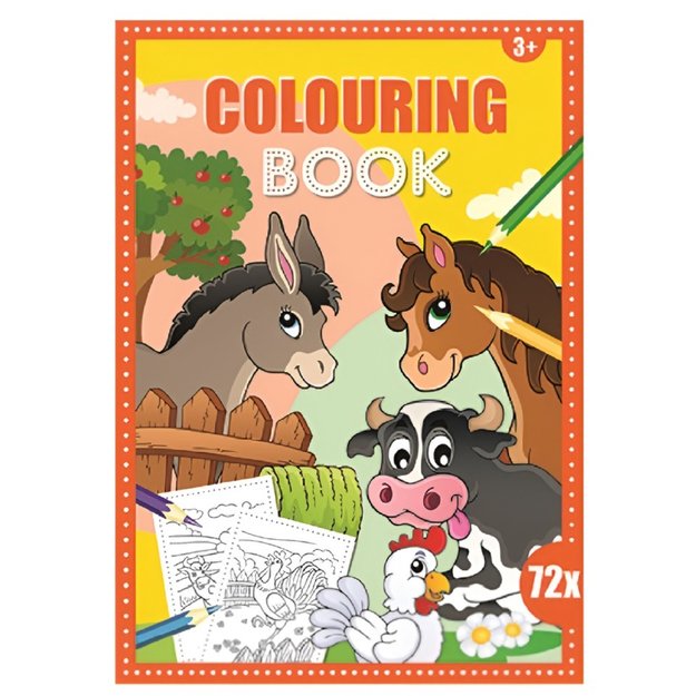 Book colouring 72pgs A4 10