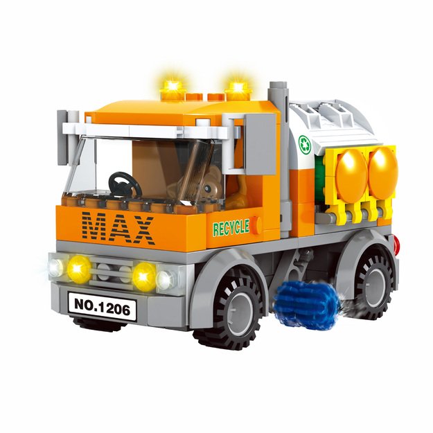 BLOXO šiukšliadėžės konstravimo rinkinys, 157 dalys 4