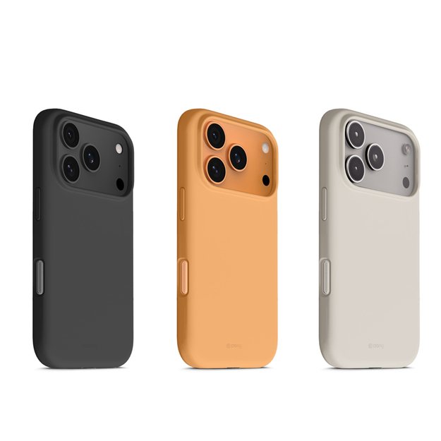 „Crong Color Cover Magnetic“ dėklas „MagSafe iPhone 17 Pro“ (juodas) 10