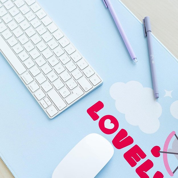 Pusheen - žaidimų / stalo kilimėlis XXL iš Purrfect Love kolekcijos (80 x 35 cm) 6