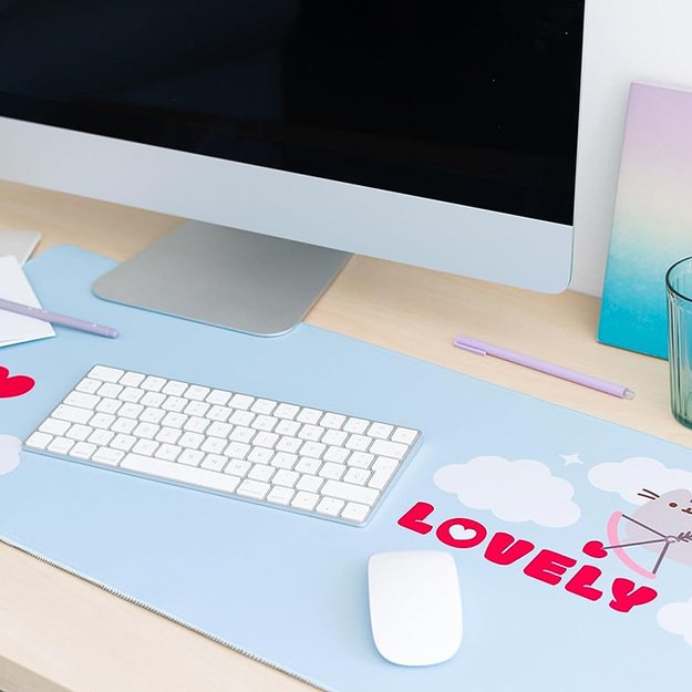 Pusheen - žaidimų / stalo kilimėlis XXL iš Purrfect Love kolekcijos (80 x 35 cm) 5