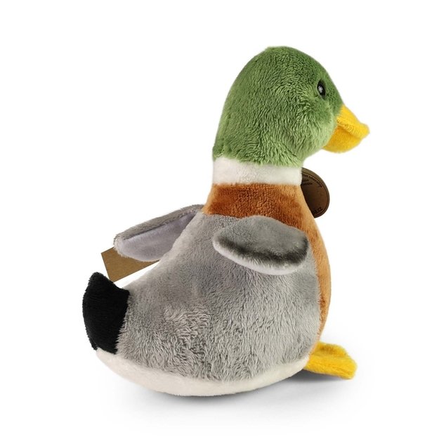 Rappa - pliušinis realistiškas žaislas-antienė su garsu, 22 cm, ekologiškas 4