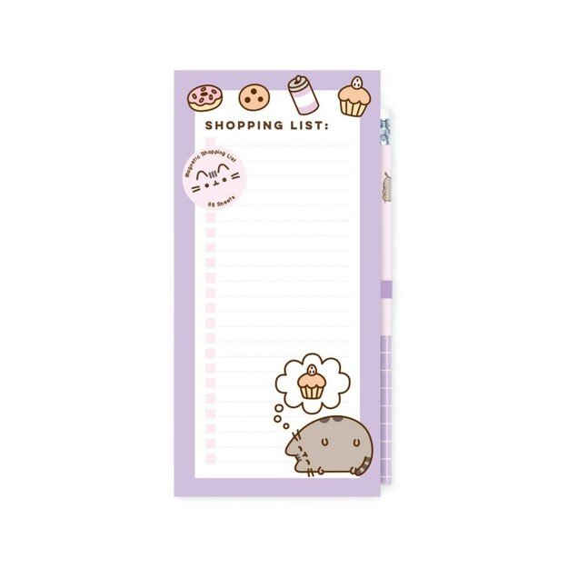 Pusheen - bloknotas su šaldytuvo magnetu + pieštukas iš Moments kolekcijos 1 Pusheen - bloknotas su šaldytuvo magnetu + pieštukas iš Moments kolekcijos 1