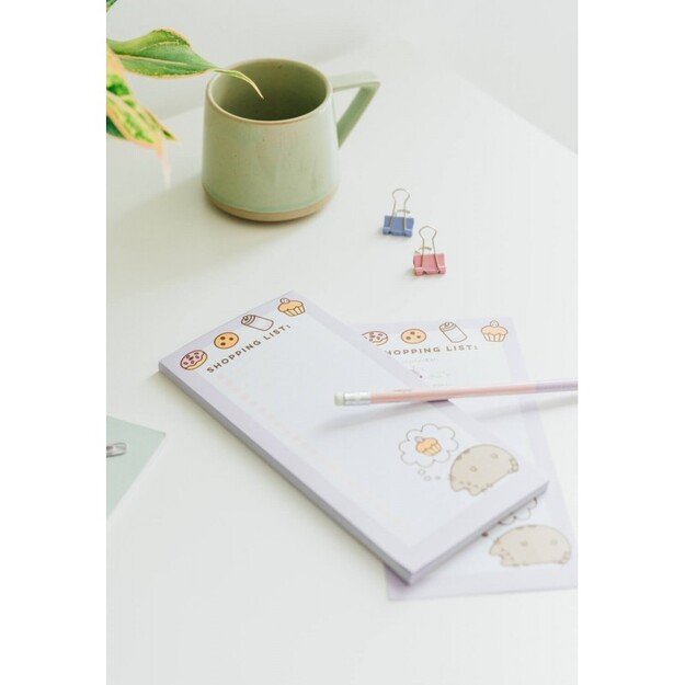 Pusheen - bloknotas su šaldytuvo magnetu + pieštukas iš Moments kolekcijos 7 Pusheen - bloknotas su šaldytuvo magnetu + pieštukas iš Moments kolekcijos 7