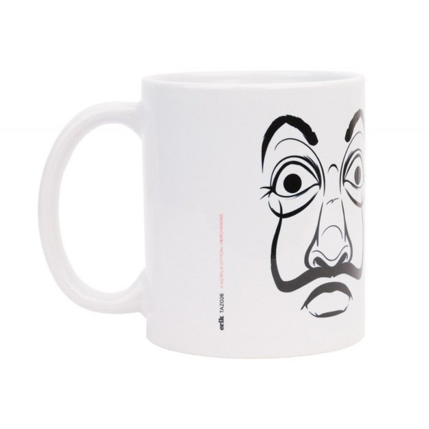 La Casa De Papel - Keraminis puodelis dovanų dėžutėje 330 ml (La Casa De Papel kaukė) 8