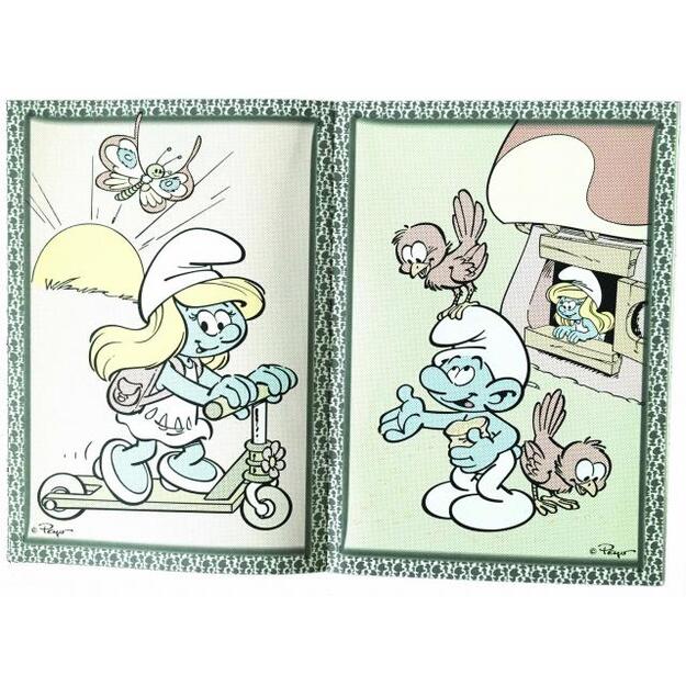 Spalvinimo knygelė A5 Dažai vandeniu Smurfai 2