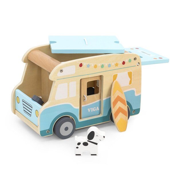 Medinis namelis ant ratų Viga 1