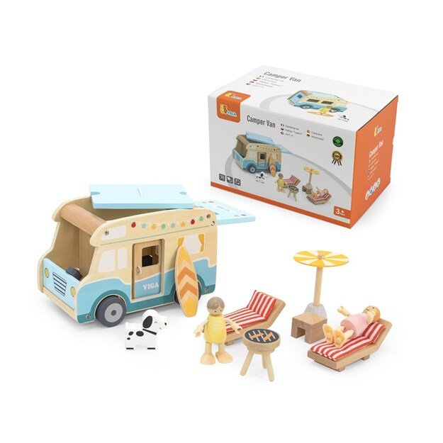 Medinis namelis ant ratų Viga 6