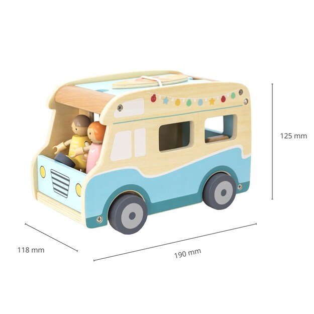 Medinis namelis ant ratų Viga 5