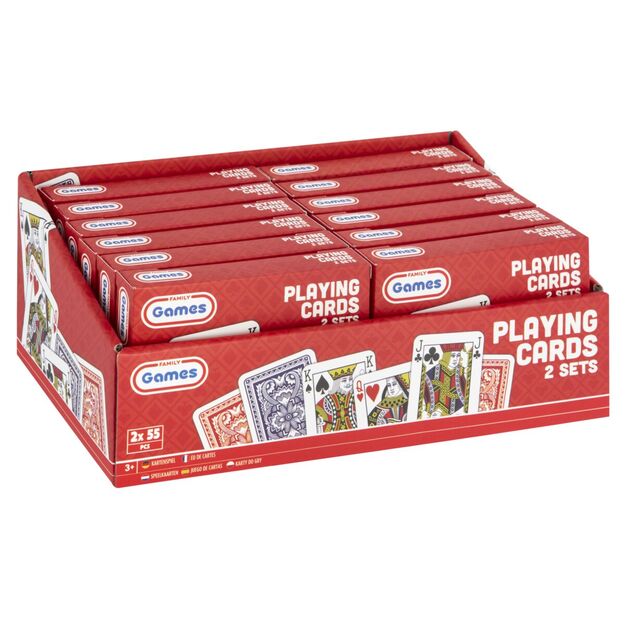 Playing cards 2x55 Canasta cards in a box 2