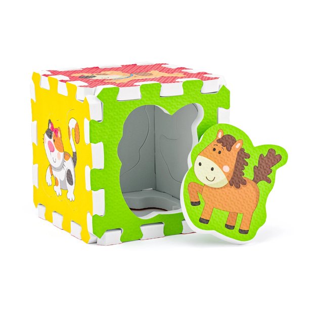 Foam puzzles animals 6 pcs