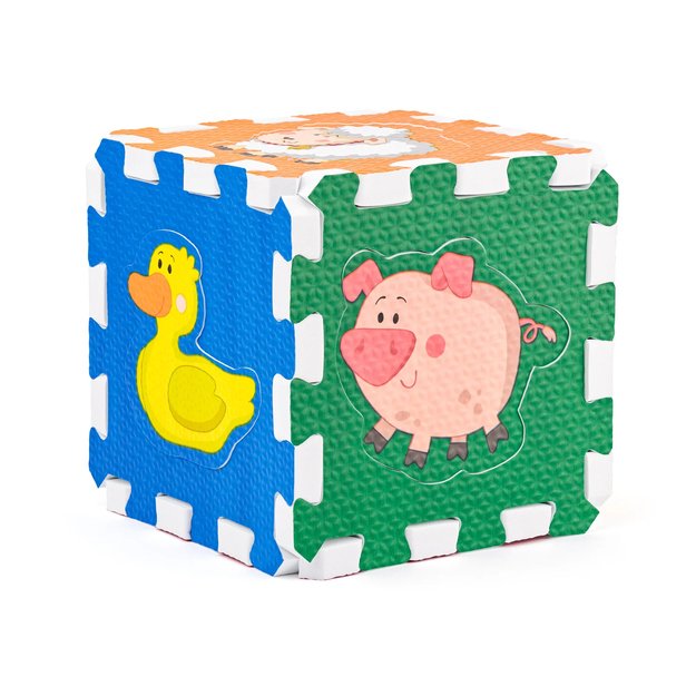 Foam puzzles animals 6 pcs 2
