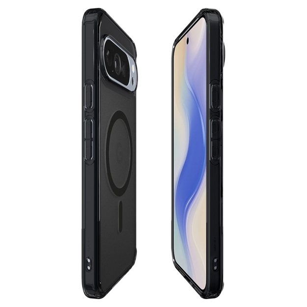 „Spigen Ultra Hybrid Mag MagSafe“ – dėklas, skirtas „Google Pixel 10 Pro XL“ (šalčio juodas) 9