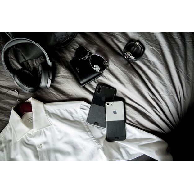 X-Doria Dash – iPhone X dėklas (juoda oda) 14