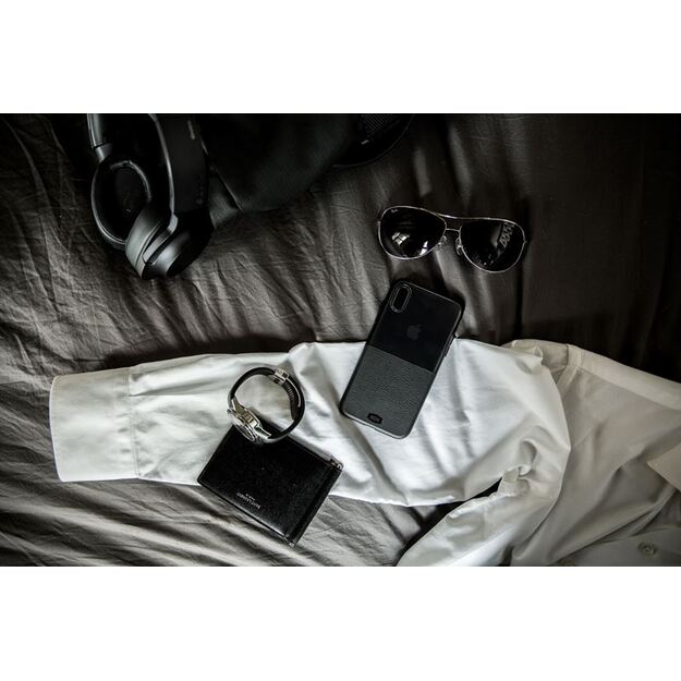 X-Doria Dash – iPhone X dėklas (juoda oda) 12