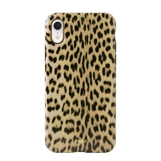 PURO Glam Leopard dangtelis – dėklas, skirtas iPhone XR (Leo 1)