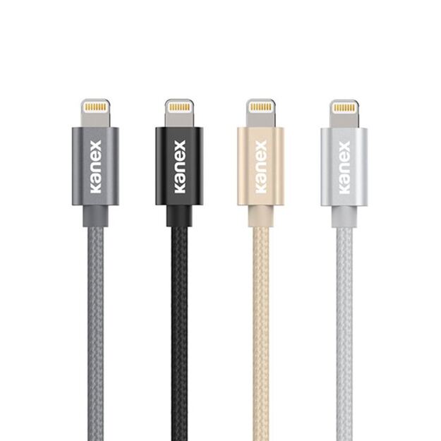 „Kanex Premium DuraBraid“ USB-C ir „Lightning“ kabelis (sidabrinis) 13