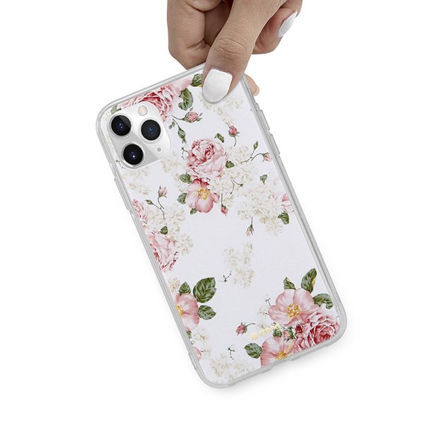 „Crong Flower Case“ – dėklas, skirtas „iPhone 11 Pro“ (02 modelis)