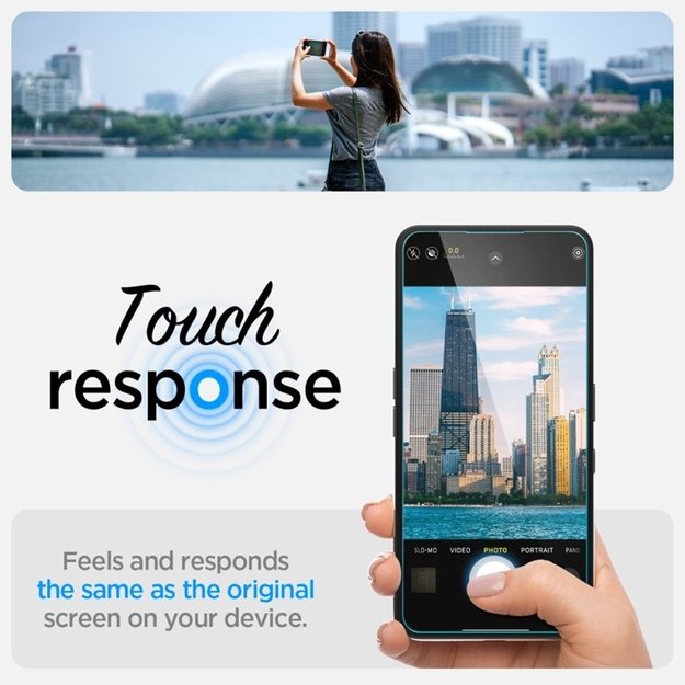 „Spigen GLAS.TR EZ FIT“ – grūdintas stiklas, skirtas „Nothing Phone 3a / 3a Pro“ 5