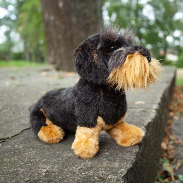 Plush Wire-haired Dachshund 30 cm ECO-FRIENDLY 5