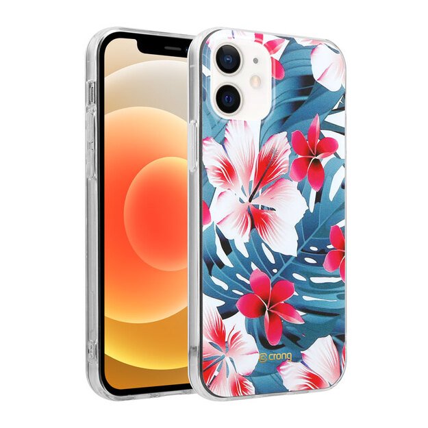 „Crong Flower Case“ – dėklas, skirtas „iPhone 12“ / „iPhone 12 Pro“ (03 modelis)