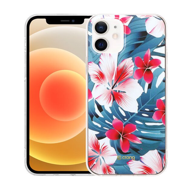 „Crong Flower Case“ – dėklas, skirtas „iPhone 12“ / „iPhone 12 Pro“ (03 modelis)