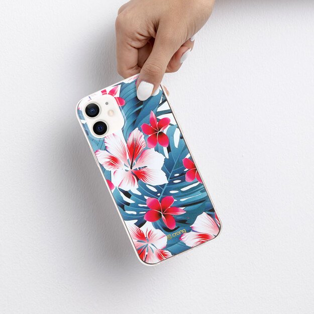 „Crong Flower Case“ – dėklas, skirtas „iPhone 12“ / „iPhone 12 Pro“ (03 modelis)