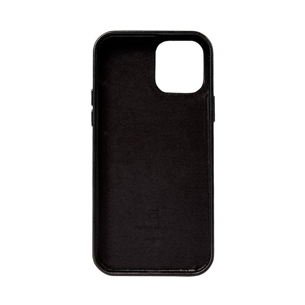 Crong Essential Cover – odinis dėklas, skirtas iPhone 12 Pro Max (juodas) 14