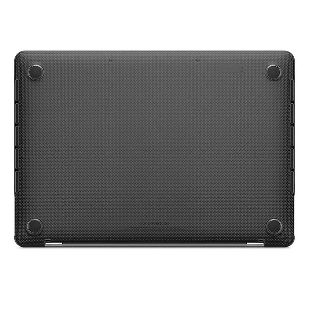 „Incase Hardshell“ dėklas, skirtas „MacBook Pro 13“ (M2 / M1 / 2022-2020) (taškeliai / juodi)