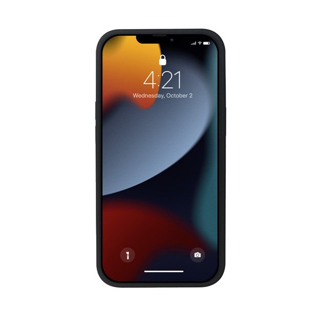 „Crong Color Cover“ magnetinis dėklas, skirtas „iPhone 13 Pro Max“ (juodas)