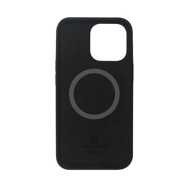 „Crong Color Cover“ magnetinis dėklas, skirtas „iPhone 13 Pro Max“ (juodas)